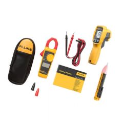 Fluke 62 MAX + / 323 / 1AC IR Termometre, Pens Metre ve Gerilim Dedektörü Kiti