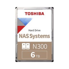 Toshiba N300 Serisi NAS Diski 6TB (128MB)