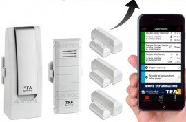 TFA Weatherhub WH3311 Kapı Açıldı İkazı + Oda Sıcaklık Takibi Set