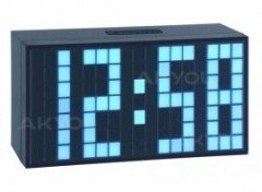 TFA 98.1082.02 ''Time Block'' LED Işıklı Çalar Saat