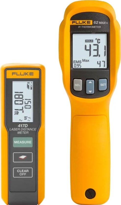 Fluke 417D Lazerli Mesafe Ölçer / 62 MAX + IR Termometre Kiti