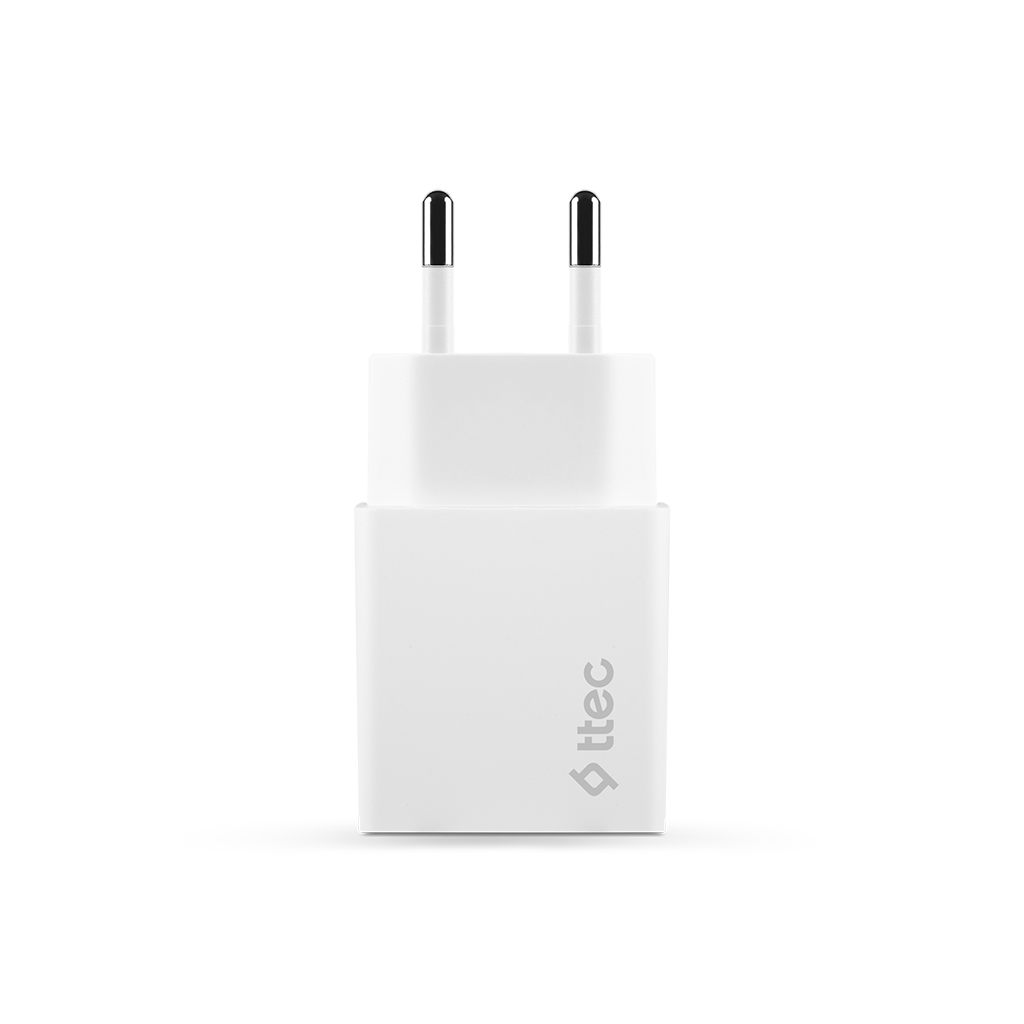 2SCS20L ttec SmartCharger Seyahat Şarj Aleti 2.1A + Lightning Kablo