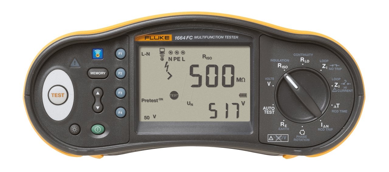 Fluke 1664 FC UK Tesisat Test Cihazı