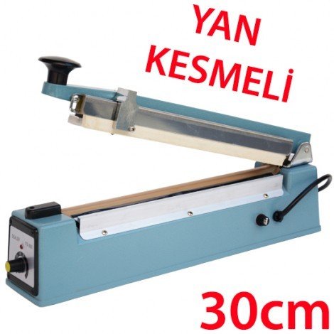 FS 300C Yan Kesmeli Poşet Yapıştırma Makinesi 30CM