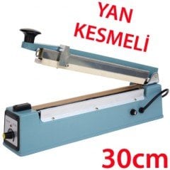 FS 300C Yan Kesmeli Poşet Yapıştırma Makinesi 30CM
