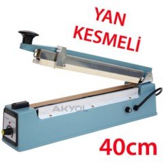 FS 400C Yan Kesmeli Poşet Yapıştırma Makinesi 40CM