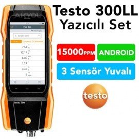 Testo 300 LL Baca Gazı Analiz Cihazı (Yazıcılı Set) 15000 PPM
