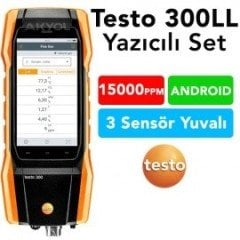 Testo 300 LL Baca Gazı Analiz Cihazı (Yazıcılı Set) 15000 PPM