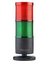 Mucco 2 Katlı Sabit Kolon Işık 24v DC Kırmızı - Yeşil SNT-7024-S2