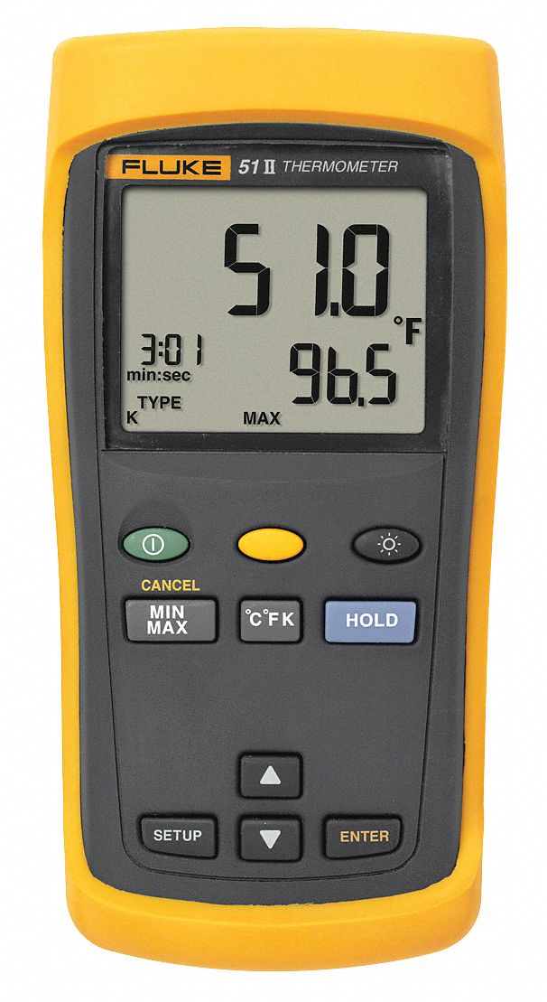 Fluke 51 II Tek Girişli Dijital Termometre