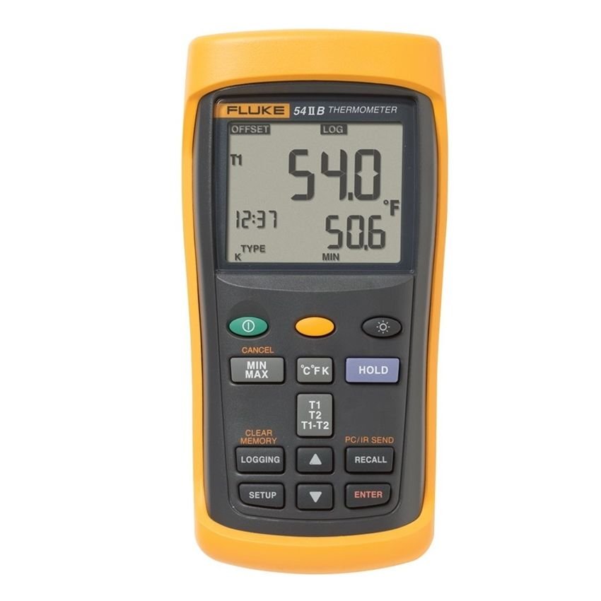 Fluke 54 II Çift Girisli Dijital Termometre 60Hz