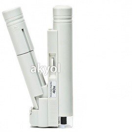 BM40X Işıklı Büyüteç Mikroskop 40X