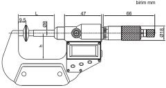 Dijital Sabit Milli Disk Mikrometresi 332 Serisi