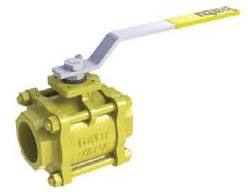 DN 40 DİŞLİ DOĞALGAZ KÜRESEL VANA (SFERO DÖKÜM)