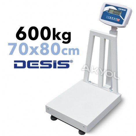 Desis B5 Elektronik Tartım Kantarı 600KG - 70x80CM