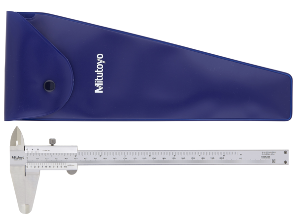 Mitutoyo 530-115 Sürmeli kumpas 0-200mm / 0-8 '', 0,05mm, Metrik / İnç