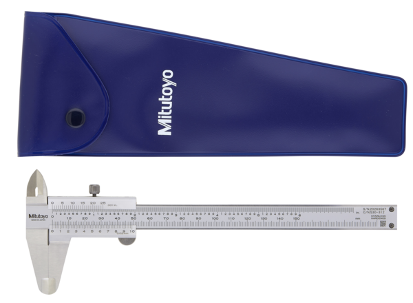 Mitutoyo 530-312 Sürmeli kumpas 0-150mm / 0-6 '', 0,02mm, Metrik / İnç
