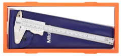 Mitutoyo 531-122 Başparmak Kelepçeli Sürmeli Kumpas 0-150mm / 0-6 '', 0,05mm, Metrik / İnç