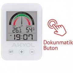 Pointer Scale Saat, Sıcaklık ve Nem Göstergesi