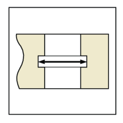 Mitutoyo 536-145 Sürmeli İç Kumpas 10-150mm, 0,05mm, Metrik