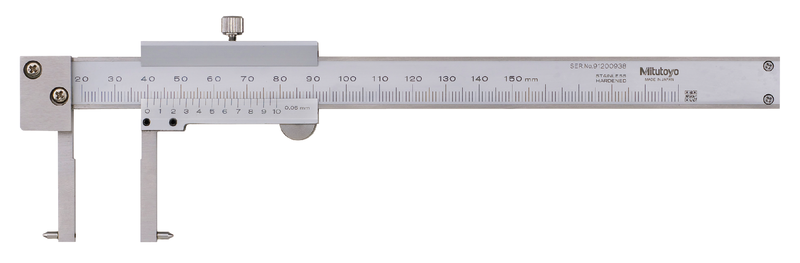 Mitutoyo 536-146 Sürmeli Uçlu Çene İç Kumpas 20-150mm, 0,05mm, Metrik