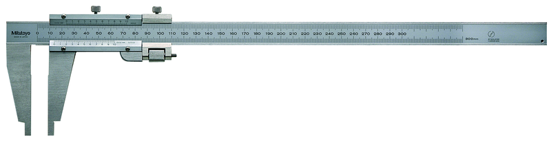 Mitutoyo 160-127 Sürmeli Kaliper Uç Tarzı Çene 0-300mm, 0,02mm, İnce Ayar, Metrik