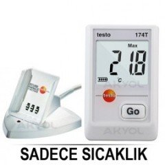 Testo 174T Sıcaklık Kayıt Datalogger Seti