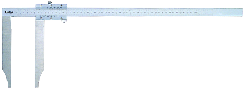 Mitutoyo 534-108 Sürmeli Kumpas, Uzun Çene, İnce Ayar. 0-1000mm, 0,02mm, Metrik / İnç