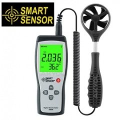 Smart Sensor AS 836 Rüzgar Hızı ve Sıcaklık Ölçer Anemometre