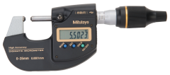 Mitutoyo 293-100-10 Yüksek Doğruluklu Dijital Mikrometre 0-25 mm, Mutlak Digimatic 2