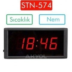 Loyka STN-574 Işıklı Termometre Saat Nem