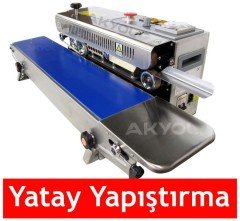 Hualian 770 I YATAY Yürüyen Bantlı Otomatik Folyo ve Naylon Yapıştırma Makinası