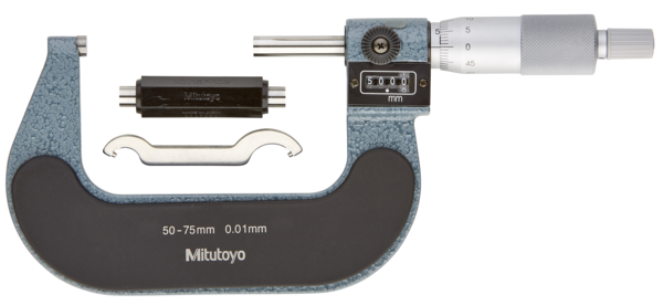 Mitutoyo 193-103 50-75mm Hızlı ve Direkt Okuma için Numaratörlü Dış Çap Mikrometre