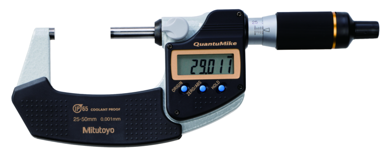 Mitutoyo 293-146-30 Digimatic QuantuMike Mikrometre IP65 25-50 mm 25-50mm, Çıkışsız
