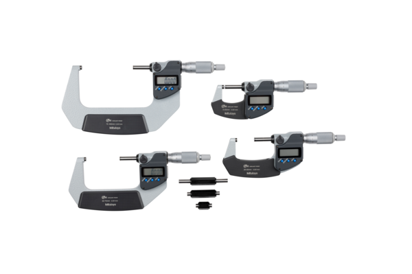 Mitutoyo 293-963-30 Digimatic Mikrometre IP65 set 0-100mm (4 adet)