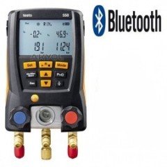 Testo 550 Dijital Manifold - Çantalı ve Bluetooth´lu