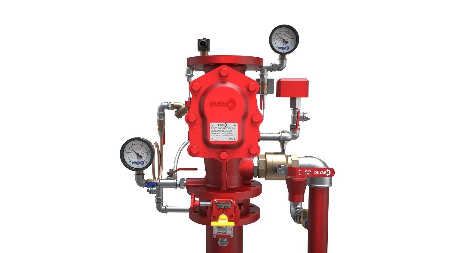 Y-4120 Duyar Pre-Acti̇on Alarm Vana Seti̇