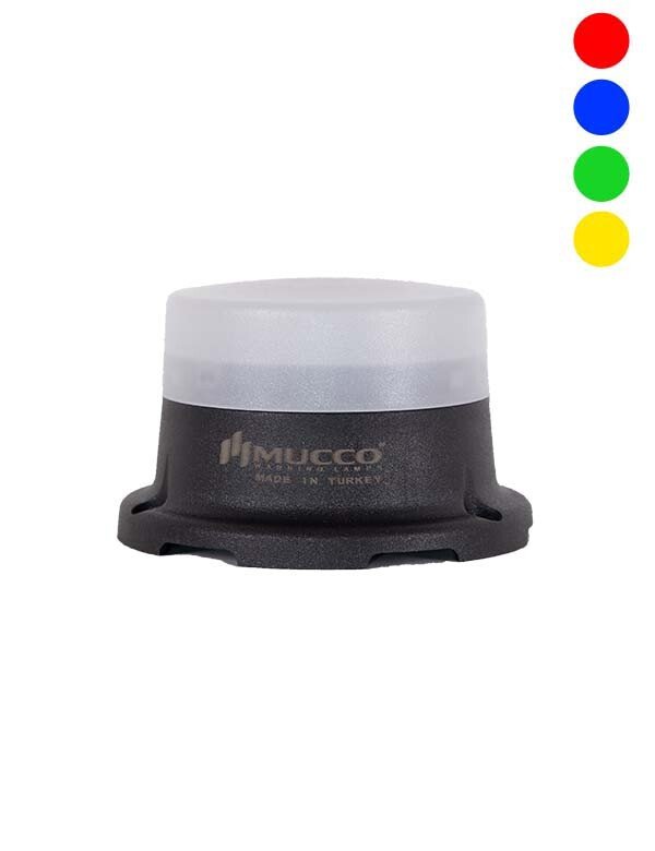 Mucco RGB Buzzer Mini İkaz Lambası 12-24V AC/DC SNT-M74-B-RGB