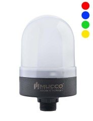 Mucco RGB Buzzer Mini Tepe Lambası 10cm Ayaklı 12-24V AC/DC SNT-S74-B-RGB-10T