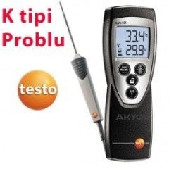 Testo 925 K Tipi Daldırma Problu Termometre Seti