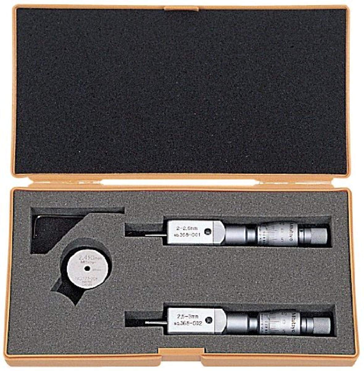 Mitutoyo 368-906 (2-2,5 / 2,5-3 mm) 3 Nokta Temaslı İç Çap Mikrometresi