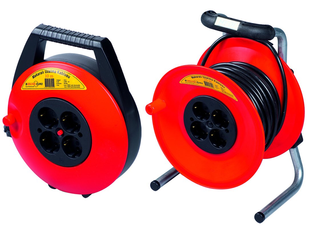 Makaralı uzatma kablosu 25 m (3x1.5mm)