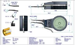 G002 Dijital İç Çap Kanal Komparatörü 2.5-12.5 mm