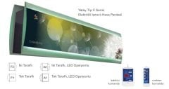 OLEFINI ELEKTRİKLİ ISITICILI HAVA PERDELERİ Dekoratif Tip C Serisi