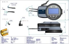 G102 Dijital İç Çap Kanal Komparatörü 2.5-12.5 mm