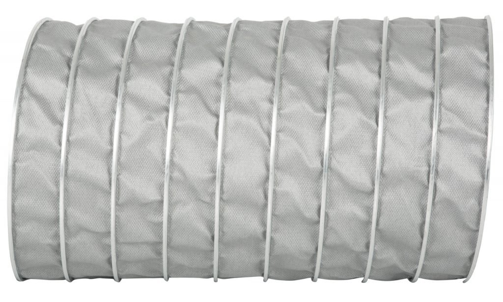 CLIP SIMFLEKS-PU 450 Mikron Ø90mm Endüstriyel Takviyeli Poliüretan Flexible Hava Kanalı (1metre fiyatıdır.)
