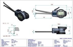 G313 Dijital İç Çap Kanal Komparatörü 13-43 mm