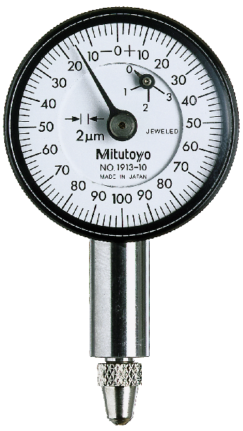 Mitutoyo 1913TB-10 0,5mm Ölçüm Aralıklı 0,002mm Çözünürlüklü Komparatör Saati