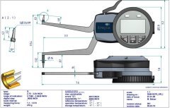 G270 Dijital İç Çap Kanal Komparatörü 70-90 mm