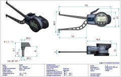 G370 Dijital İç Çap Kanal Komparatörü 70-100 mm